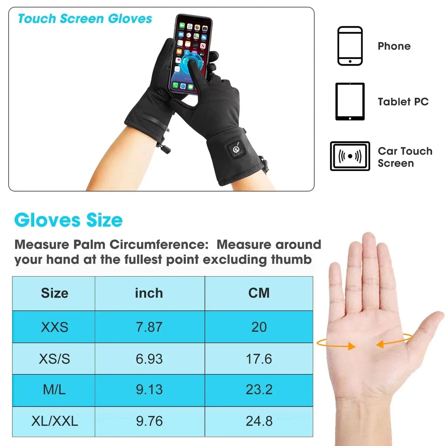 HeatPalm™ - Women's Electric Heated Gloves 50% Off - Luau Loot