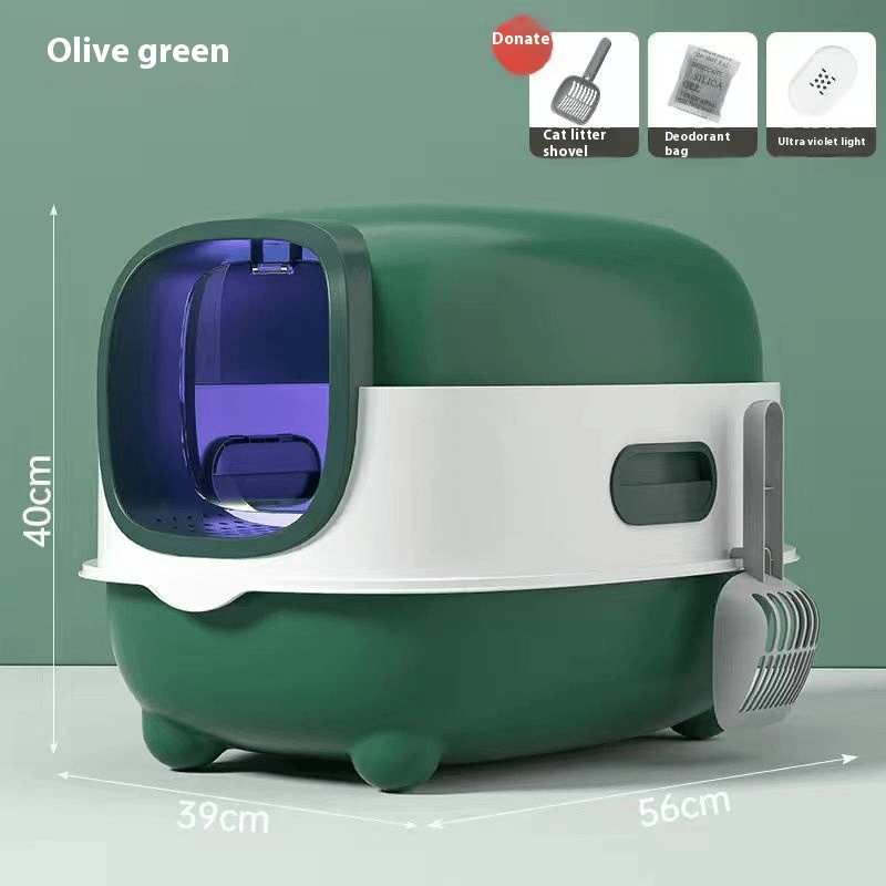LitterPan™ - UV Sterilization Litter Box NOT SELF CLEANING 50% Off - Luau Loot
