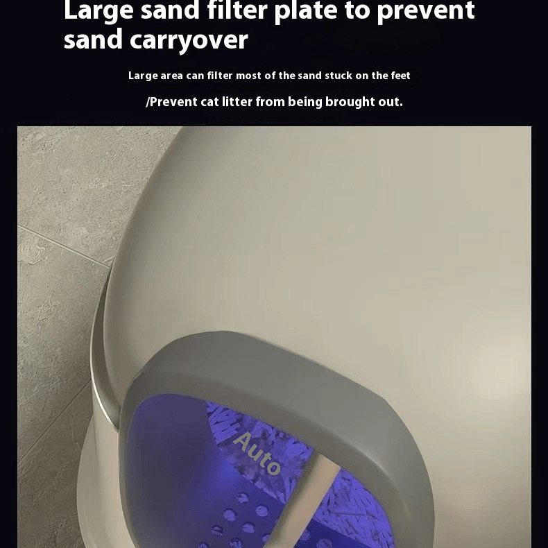 LitterPan™ - UV Sterilization Litter Box NOT SELF CLEANING 50% Off - Luau Loot