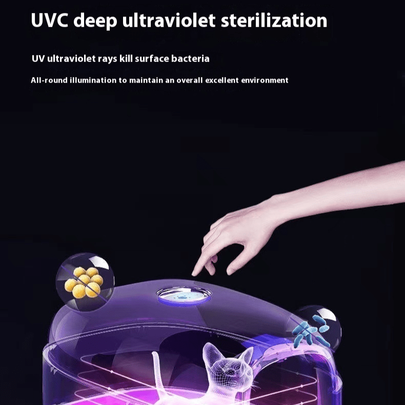 LitterPan™ - UV Sterilization Litter Box NOT SELF CLEANING 50% Off - Luau Loot