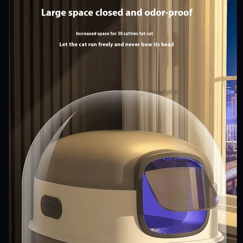 LitterPan™ - UV Sterilization Litter Box NOT SELF CLEANING 50% Off - Luau Loot