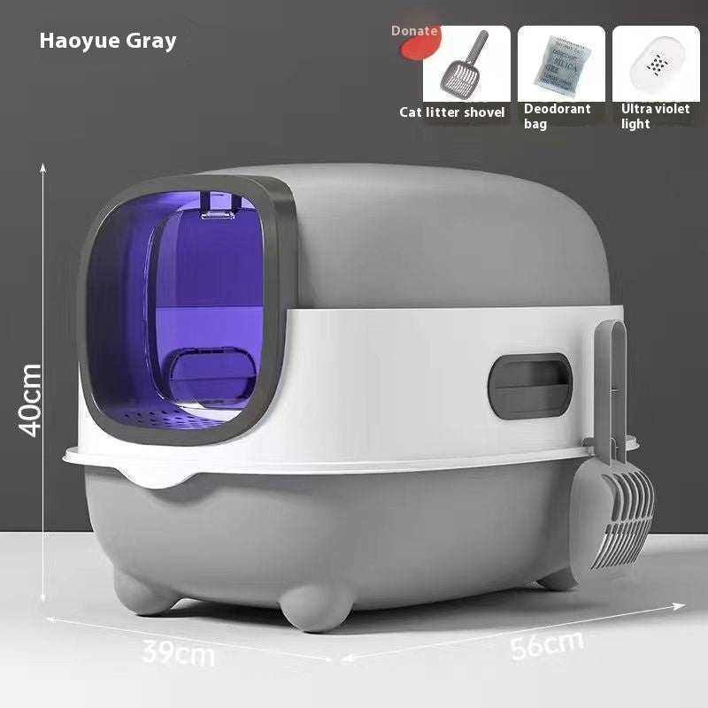 LitterPan™ - UV Sterilization Litter Box NOT SELF CLEANING 50% Off - Luau Loot