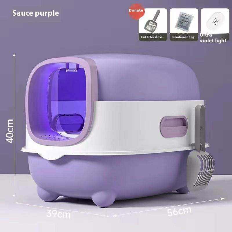 LitterPan™ - UV Sterilization Litter Box NOT SELF CLEANING 50% Off - Luau Loot