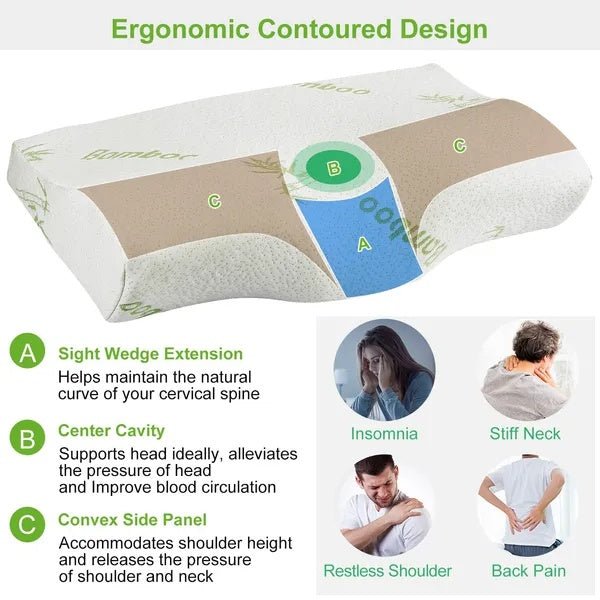 MoonPillow™ - Bamboo Memory Pillow 50% Off - Luau Loot
