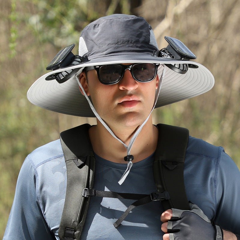 Solhat™ - Solar Hat With Fans 50% Off - Luau Loot