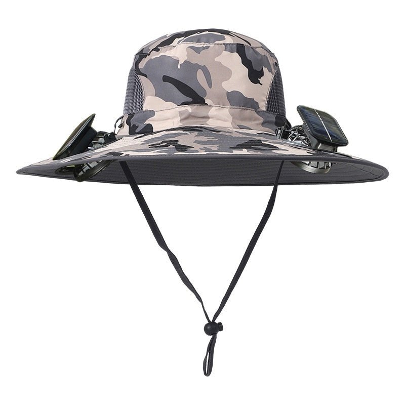 Solhat™ - Solar Hat With Fans 50% Off - Luau Loot