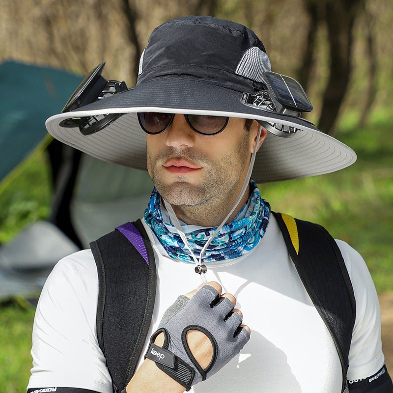 Solhat™ - Solar Hat With Fans 50% Off - Luau Loot