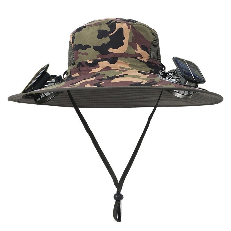 Solhat™ - Solar Hat With Fans 50% Off - Luau Loot
