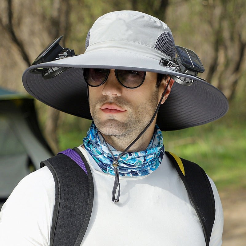 Solhat™ - Solar Hat With Fans 50% Off - Luau Loot