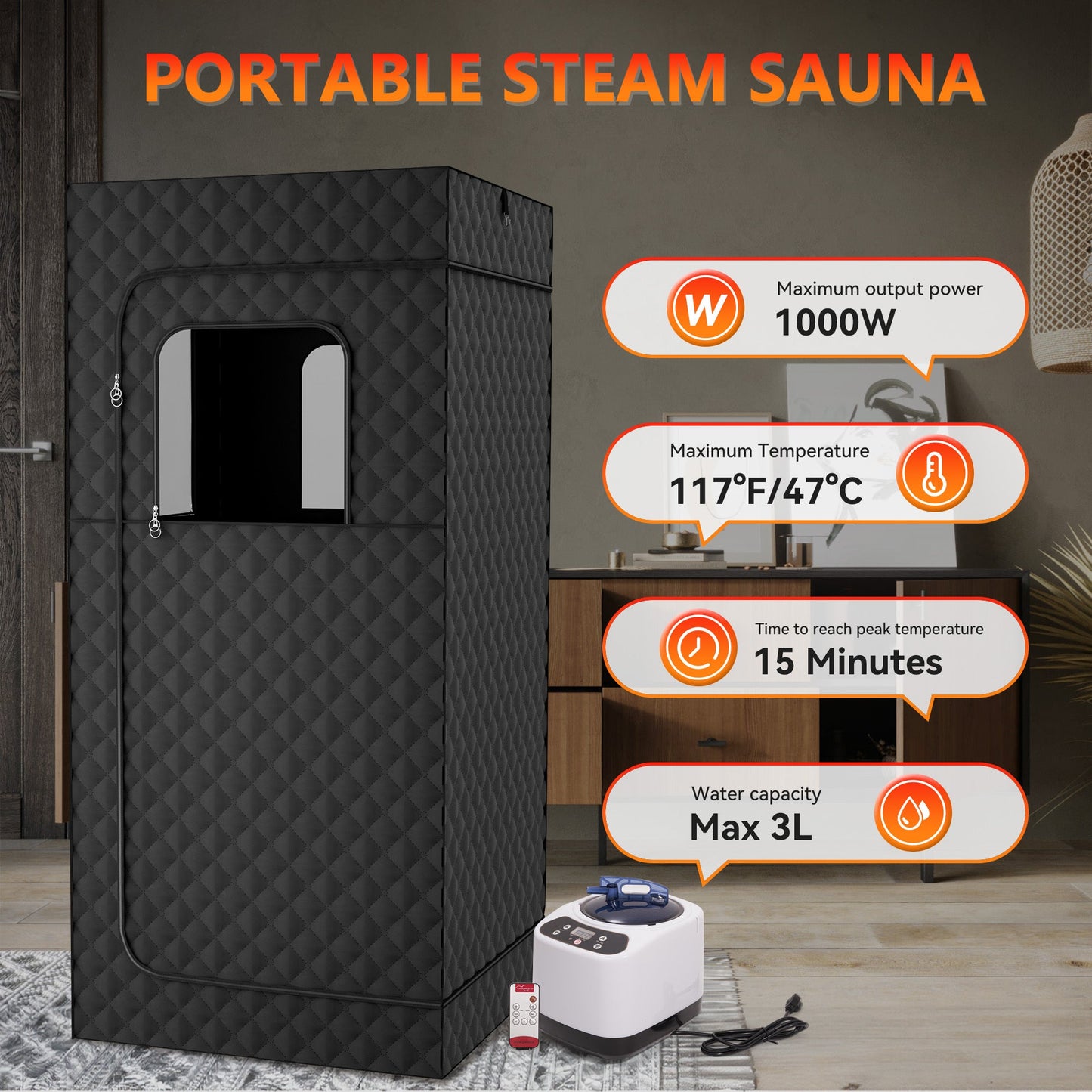 SteamSpa™ - Sauna Room 50% Off - Luau Loot
