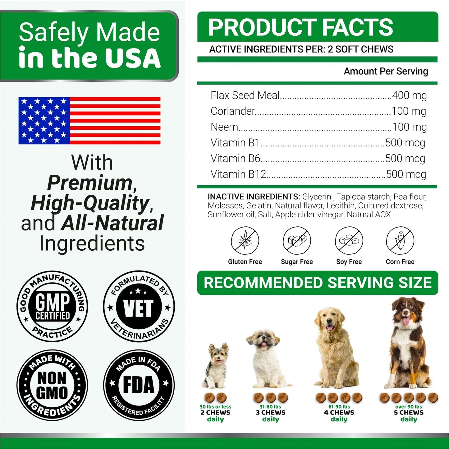 YUMA's™ - Natural Dog Flea and Tick Treatment Chewable Supplement 50% Off - Luau Loot