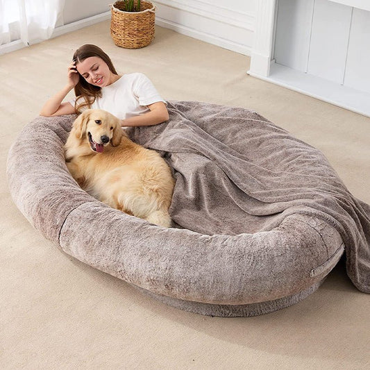BarkBeds™ - Human Dog Bed - Luau Loot