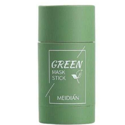 Cleansing Green Tea Mask Clay Stick Oil Control Anti - Acne Whitening Seaweed Mask Skin Care - Luau Loot