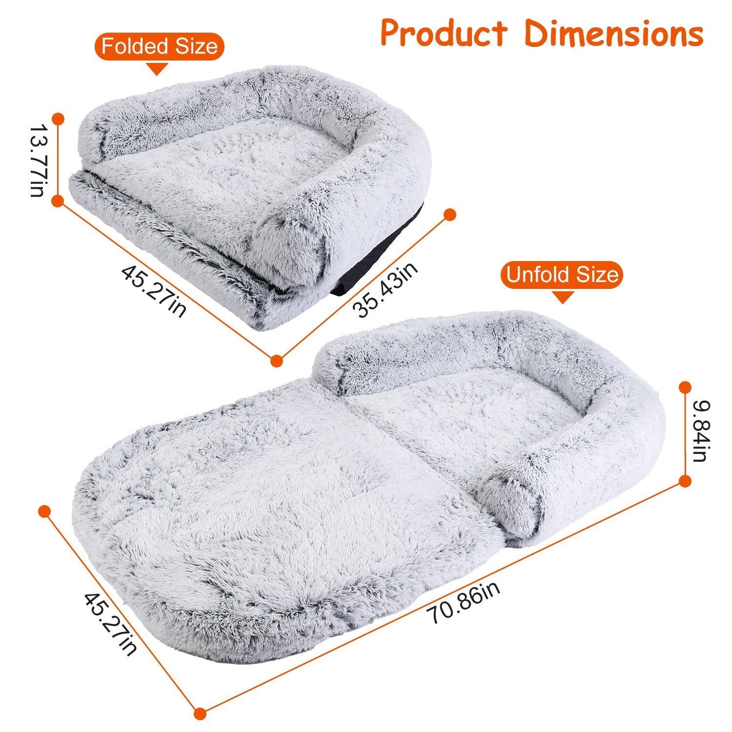 Cushie™ - Human Dog Bed - Luau Loot