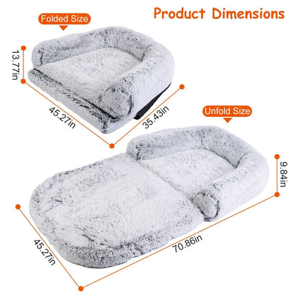 Cushie™ - Human Dog Bed - Luau Loot