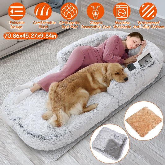 Cushie™ - Human Dog Bed - Luau Loot