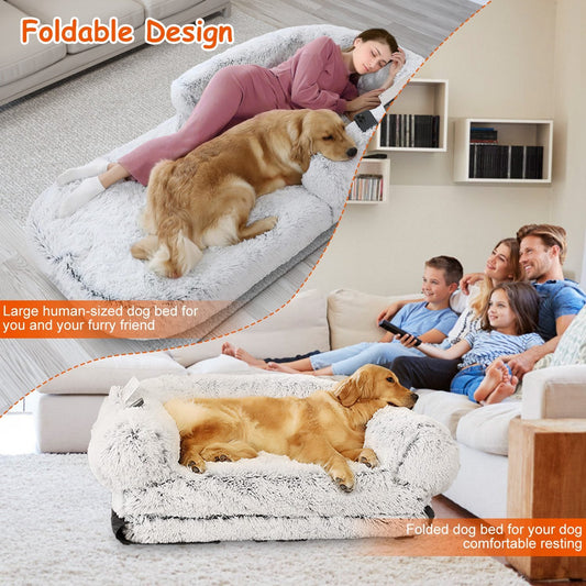 Cushie™ - Human Dog Bed - Luau Loot