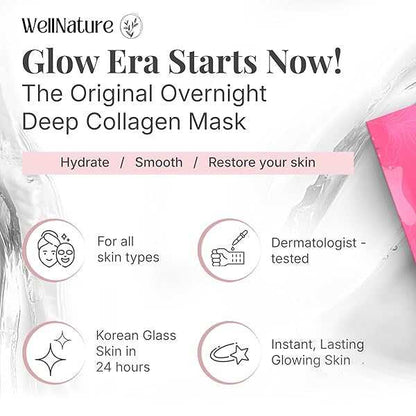 DewCell™ - Collagen Veil Overnight Facial Mask 50% Off - Luau Loot