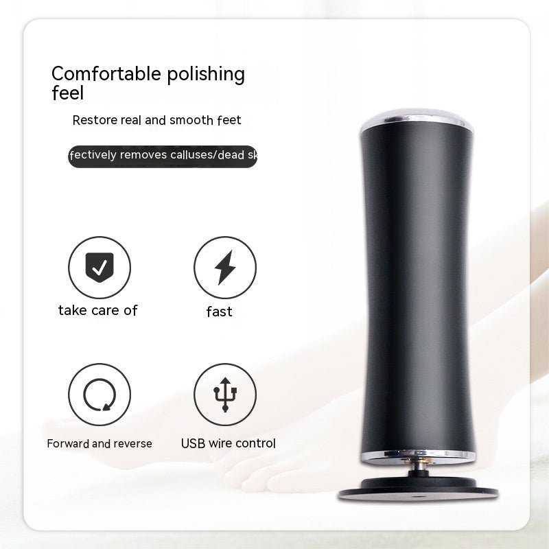 Electric Foot Callus Remover Foot Care File Heels Dead Skin Pedicure Tool Electronic Foot Grinder And Replacement Sandpaper - Luau Loot