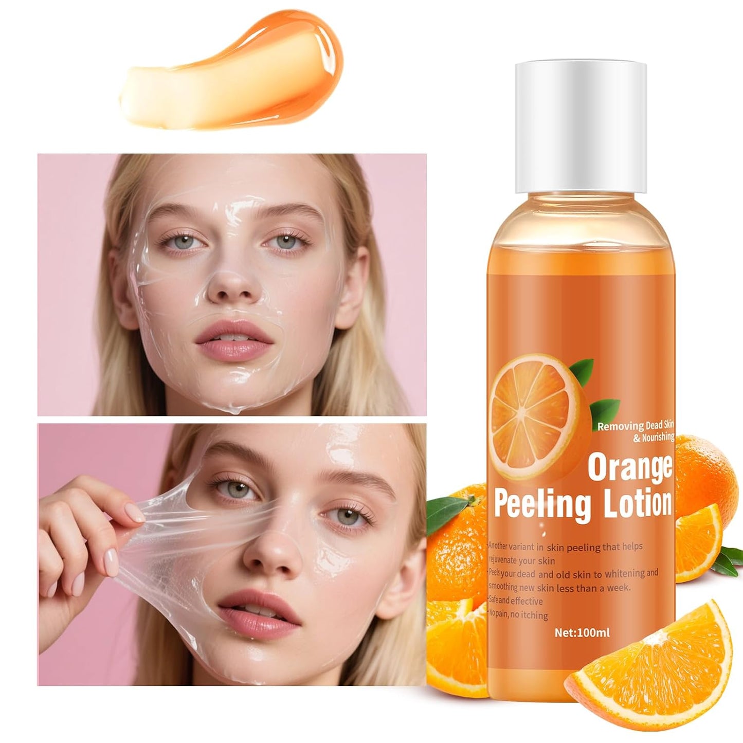 Exfolia™ - Orange Oil Peeling Lotion For Hydration And Removing Dead Skin 50% Off - Luau Loot