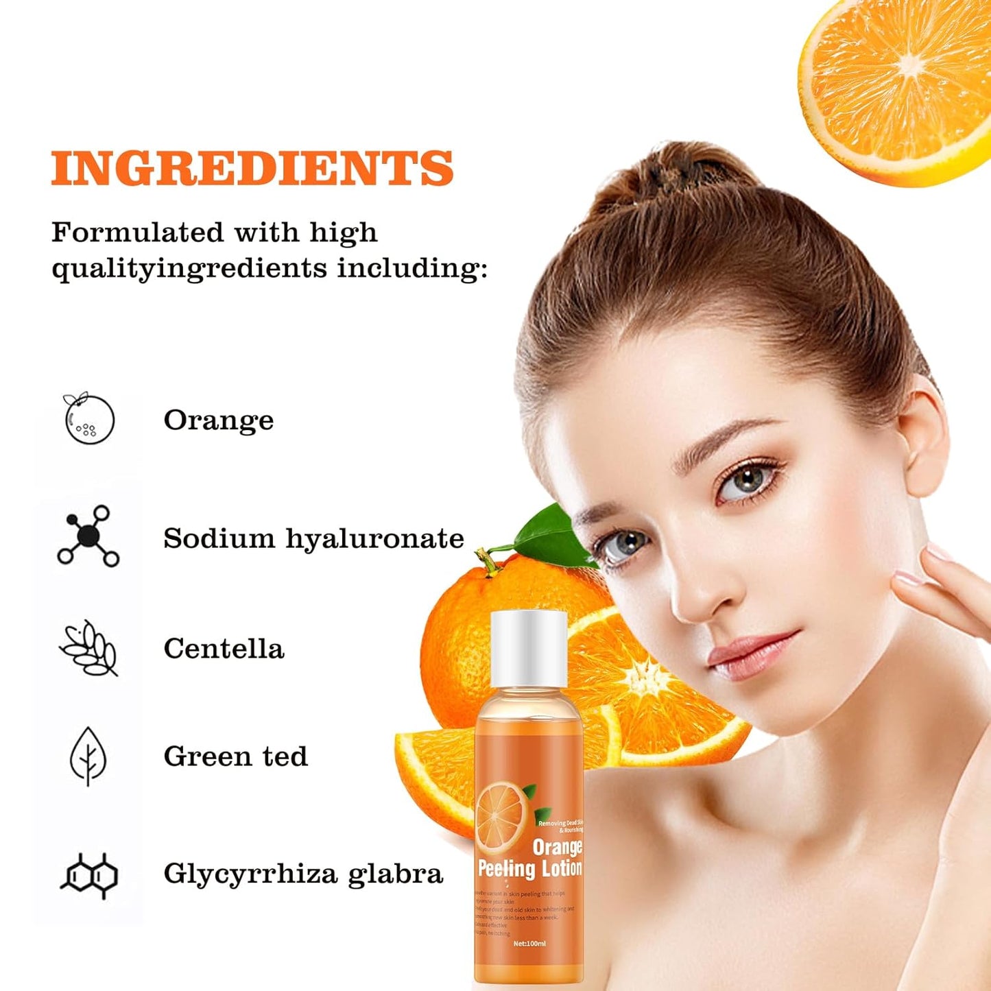 Exfolia™ - Orange Oil Peeling Lotion For Hydration And Removing Dead Skin 50% Off - Luau Loot