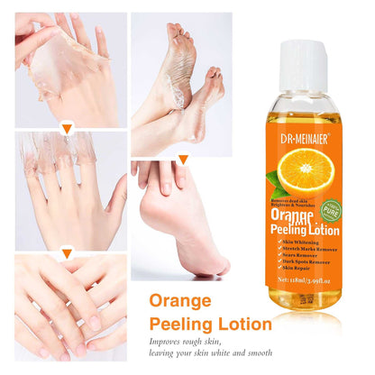 Fresh Orange Peeling Oil Remove Dead Skin From Hands And Feet - Luau Loot