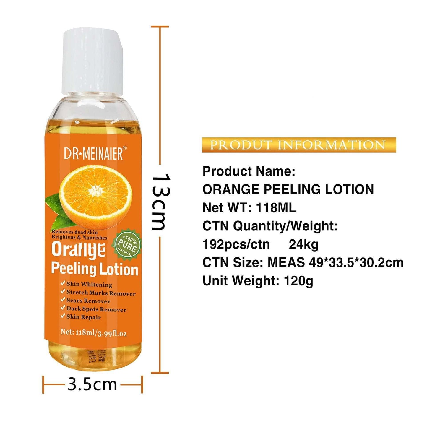 Fresh Orange Peeling Oil Remove Dead Skin From Hands And Feet - Luau Loot
