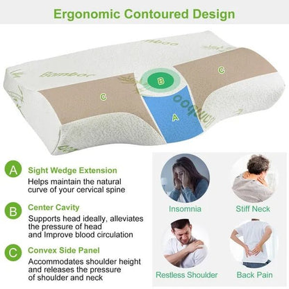 MoonPillow™ - Bamboo Memory Pillow 50% Off - Luau Loot