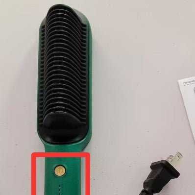 New 2 In 1 Hair Straightener Hot Comb Negative Ion Curling Tong Dual - purpose Electric Hair Brush - Luau Loot