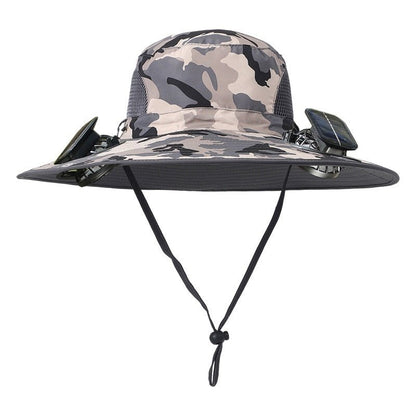 Solhat™ - Solar Hat With Fans 50% Off - Luau Loot