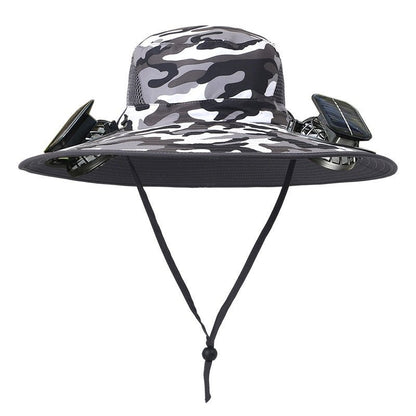 Solhat™ - Solar Hat With Fans 50% Off - Luau Loot
